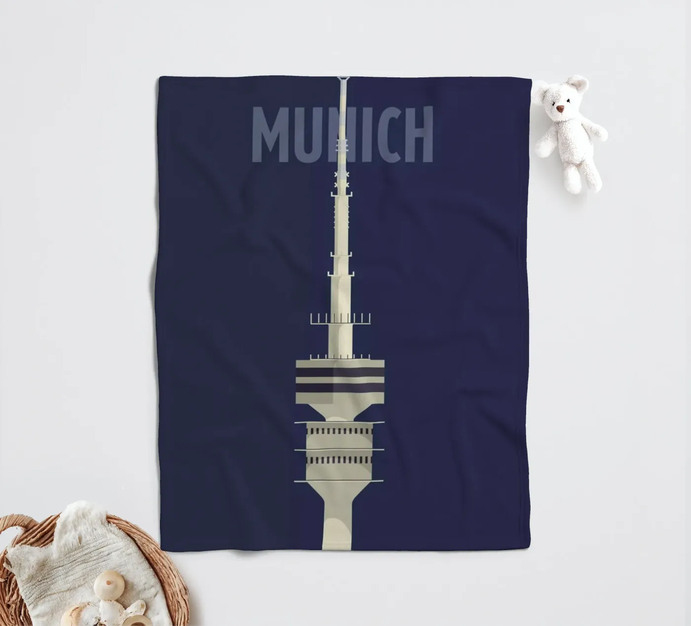 Munich fleecedeken van Designliga Products GmbH & Co. KG