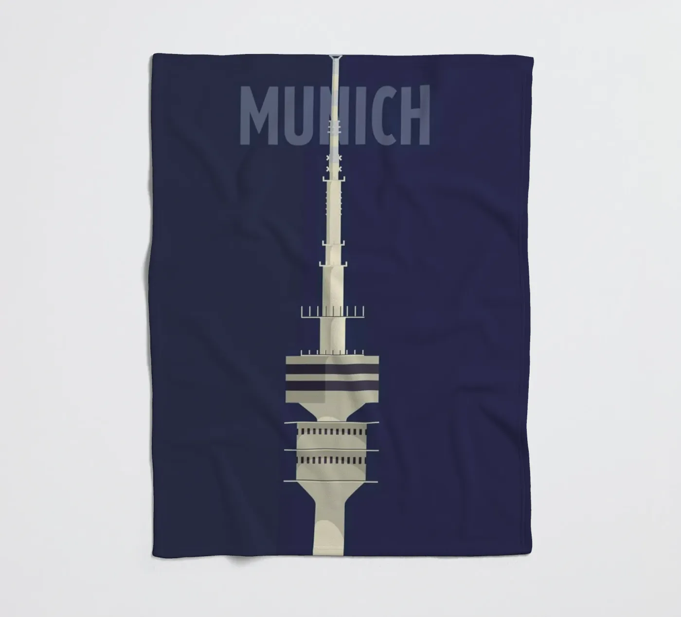 Munich Fleecedecke von Designliga Products GmbH & Co. KG