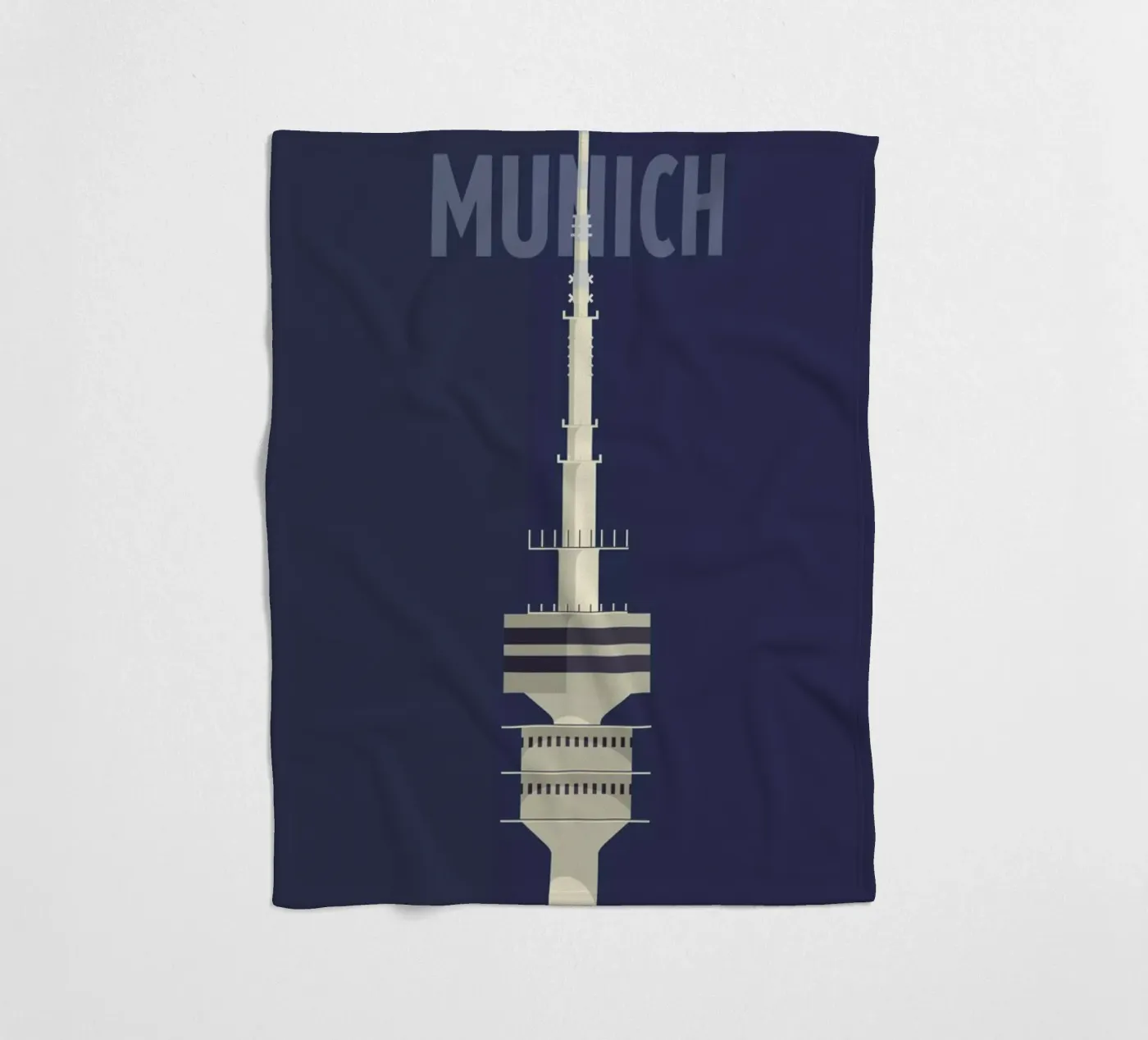 Munich Fleecedecke von Designliga Products GmbH & Co. KG