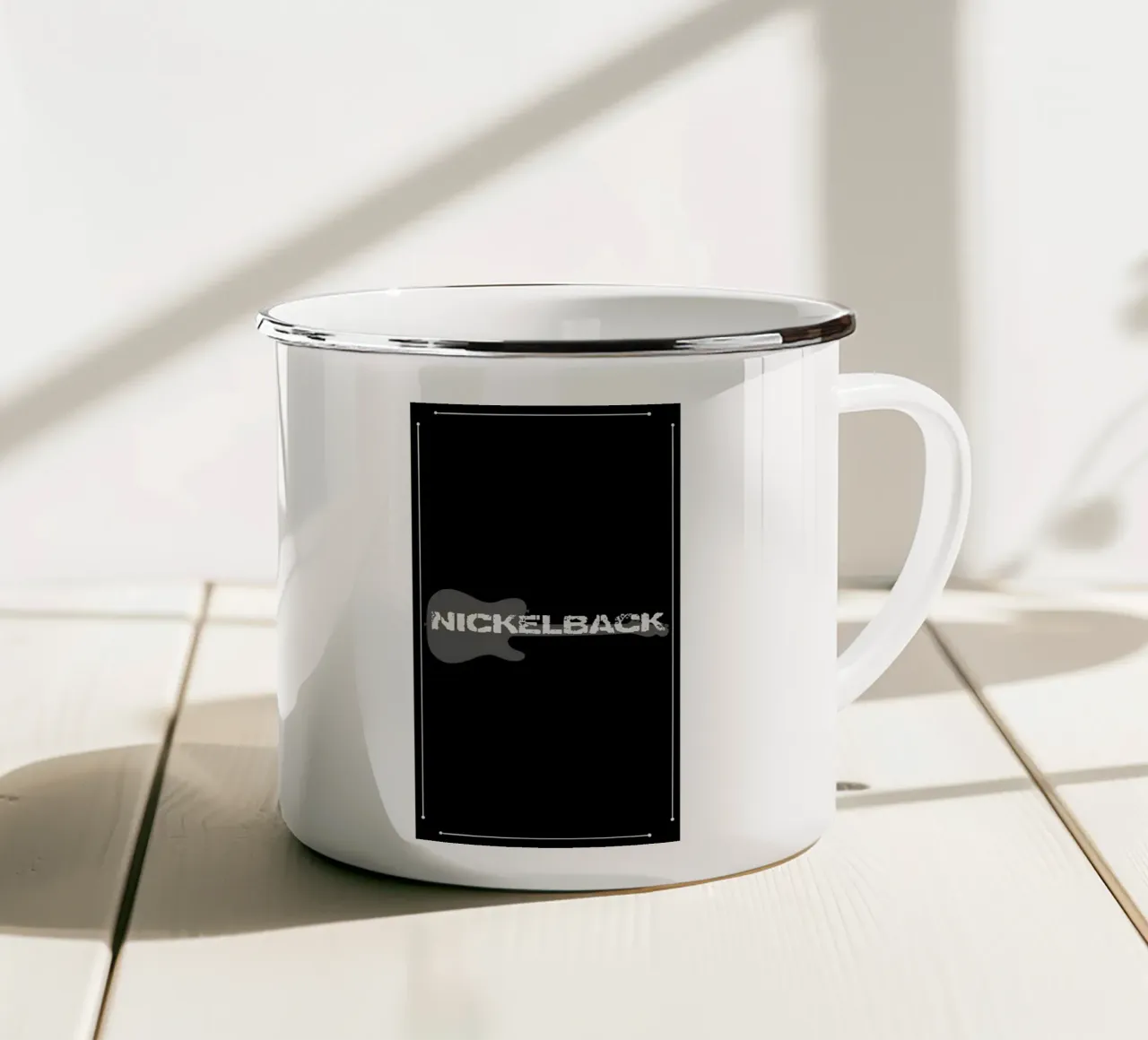 Nickelback tazza in smalto da vintage