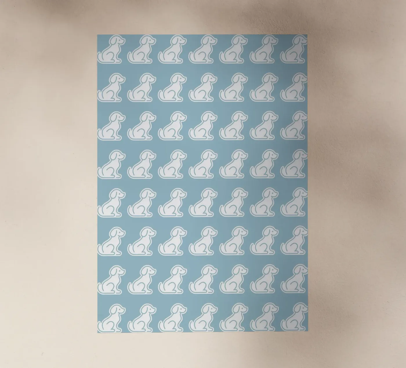 Dog Blue Pattern #2 pellicola backlit da kathrinmay