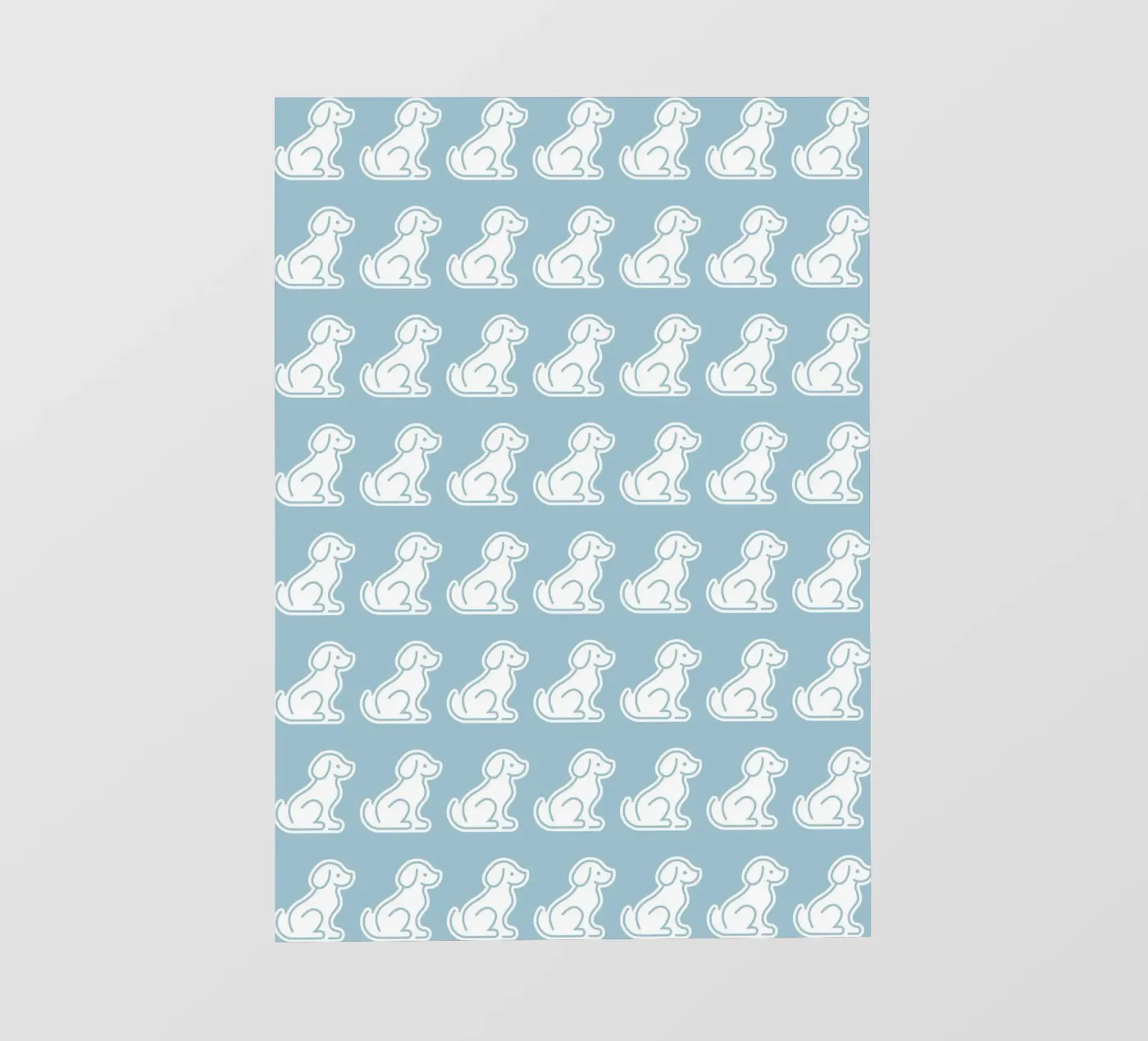 Dog Blue Pattern #2 pellicola backlit da kathrinmay
