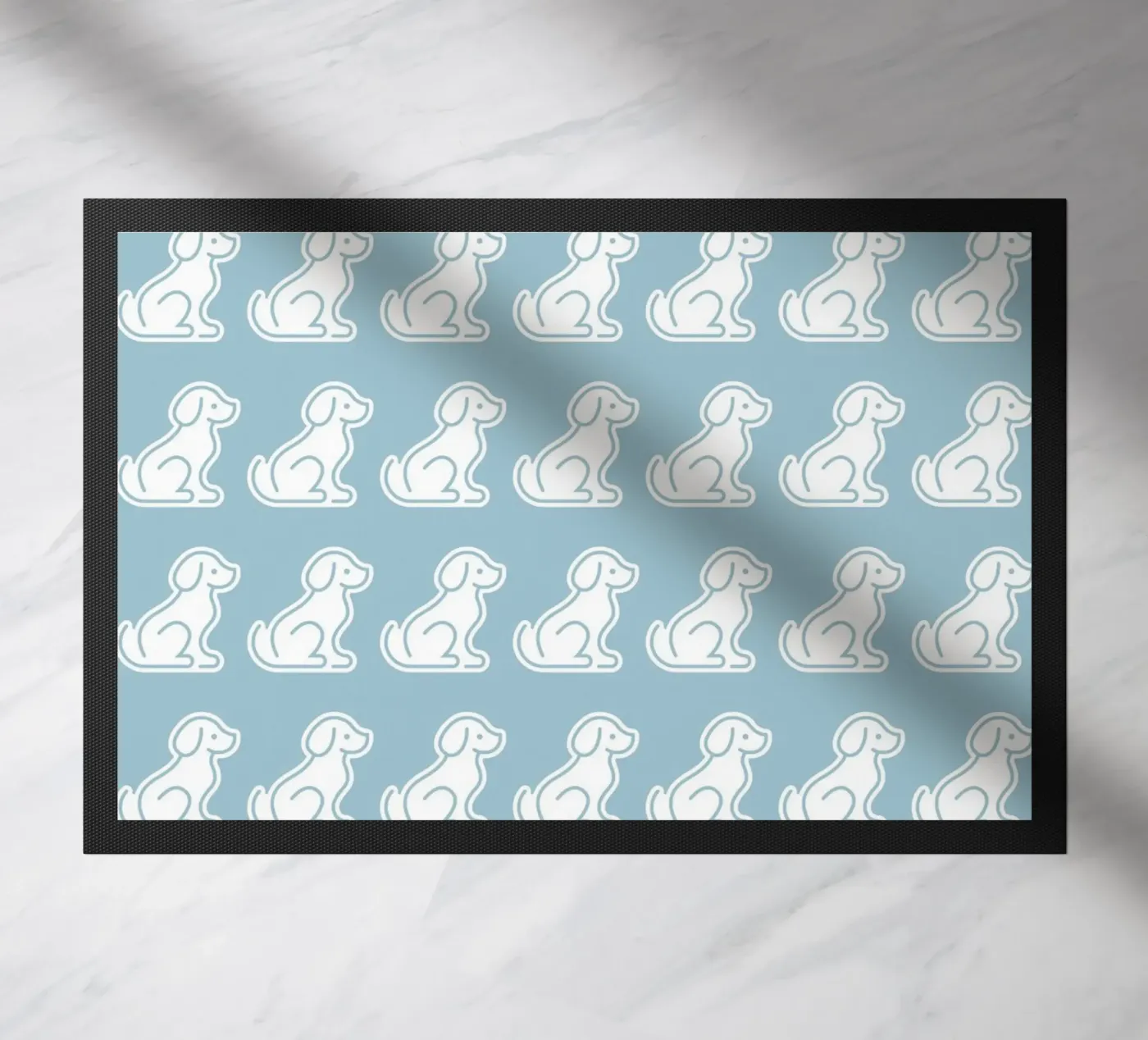 Dog Blue Pattern #2 zerbino da kathrinmay