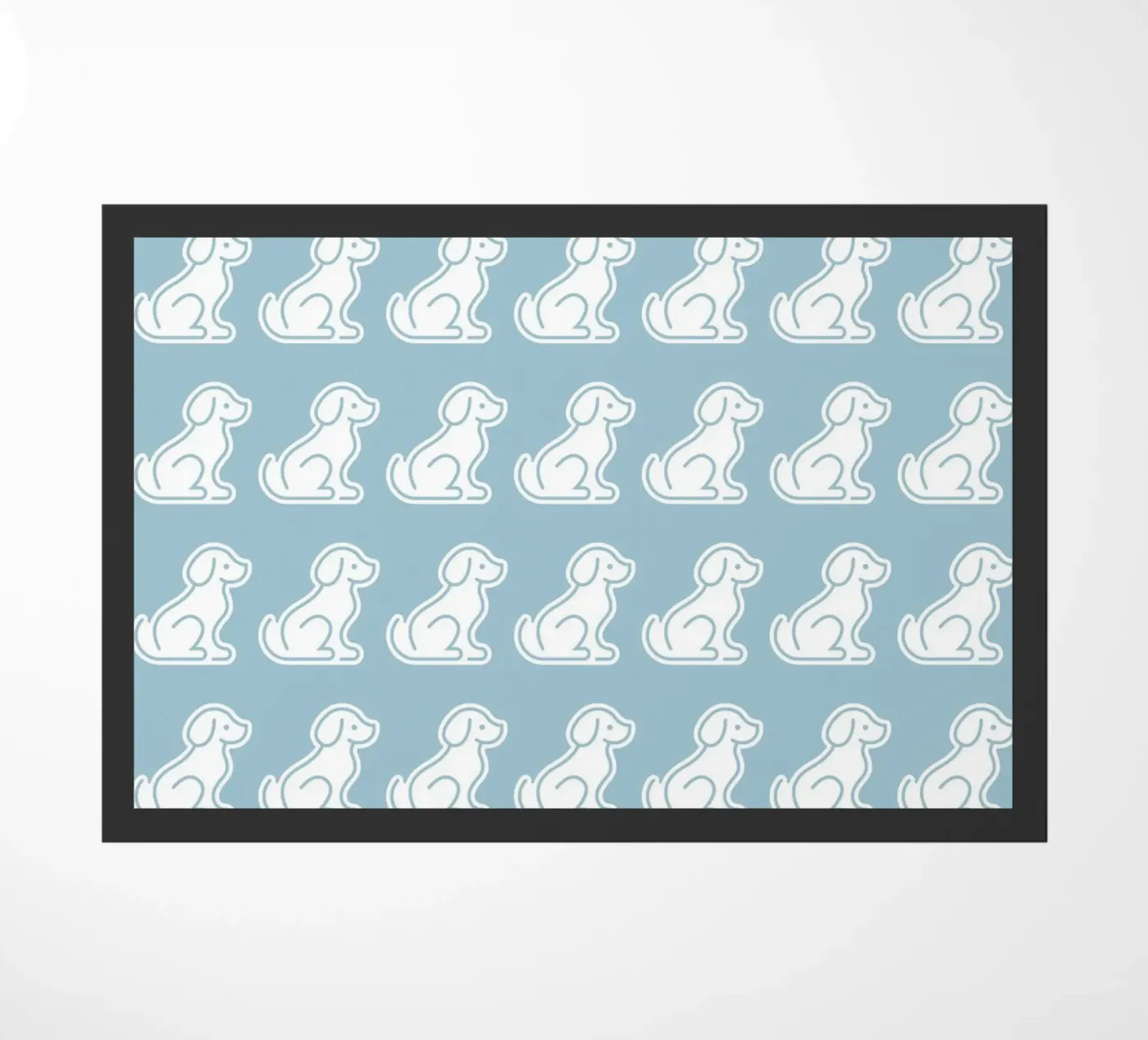 Dog Blue Pattern #2 zerbino da kathrinmay