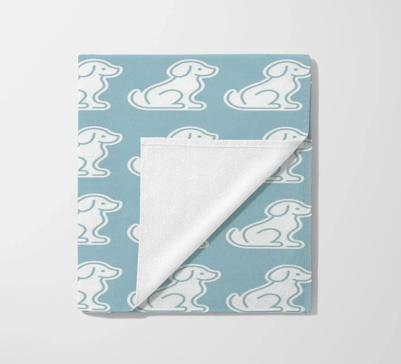 Dog Blue Pattern #2 telo mare da kathrinmay