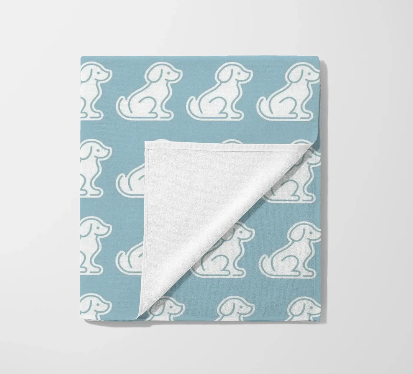 Dog Blue Pattern #2 telo mare da kathrinmay