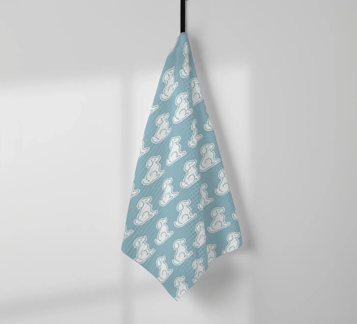 Dog Blue Pattern #2 torchon de kathrinmay