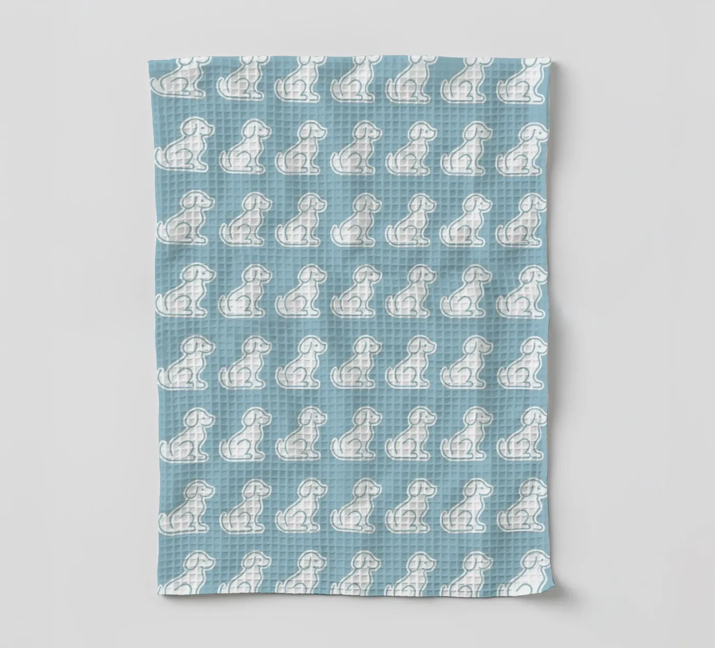 Dog Blue Pattern #2 torchon de kathrinmay