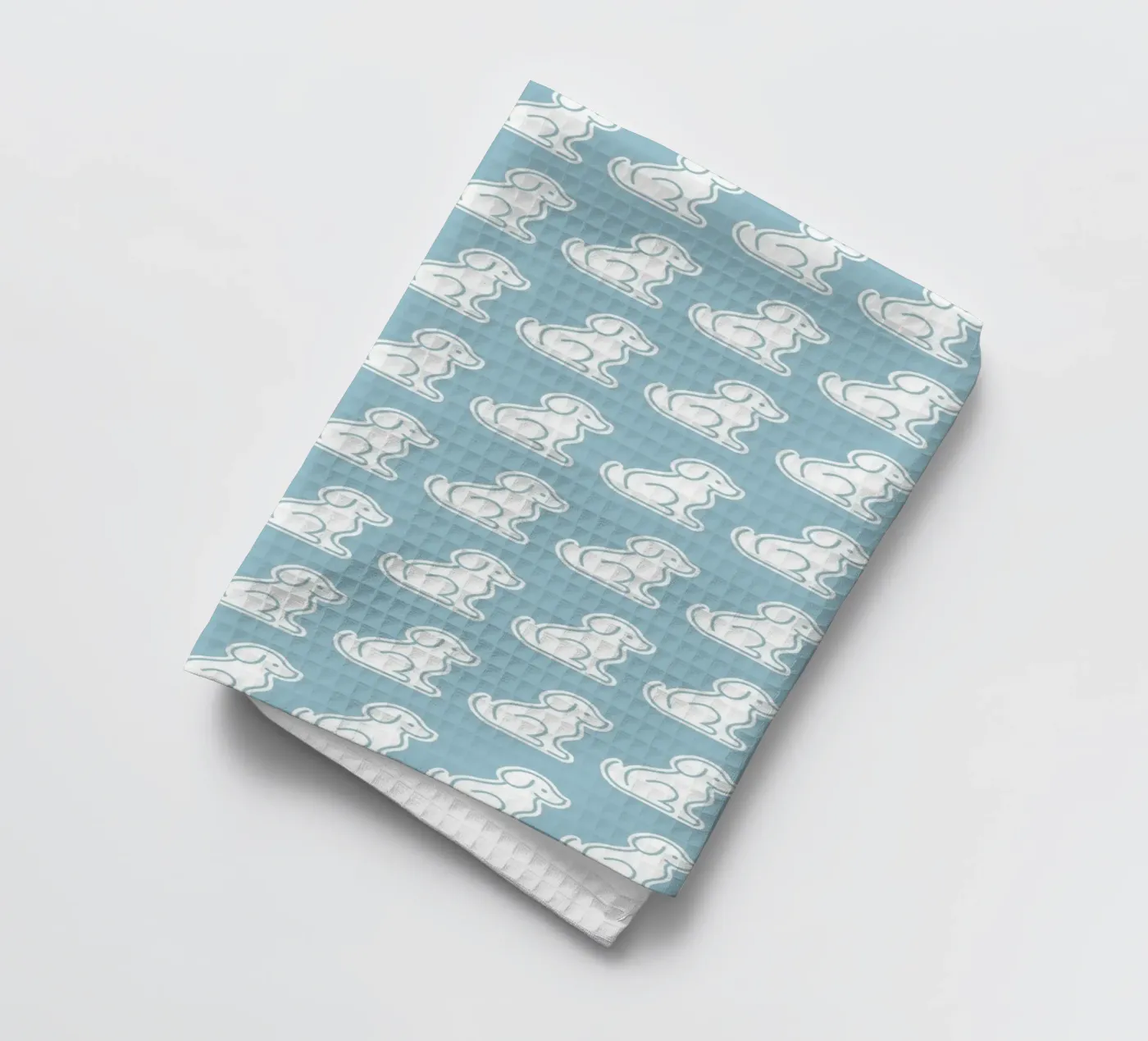 Dog Blue Pattern #2 torchon de kathrinmay