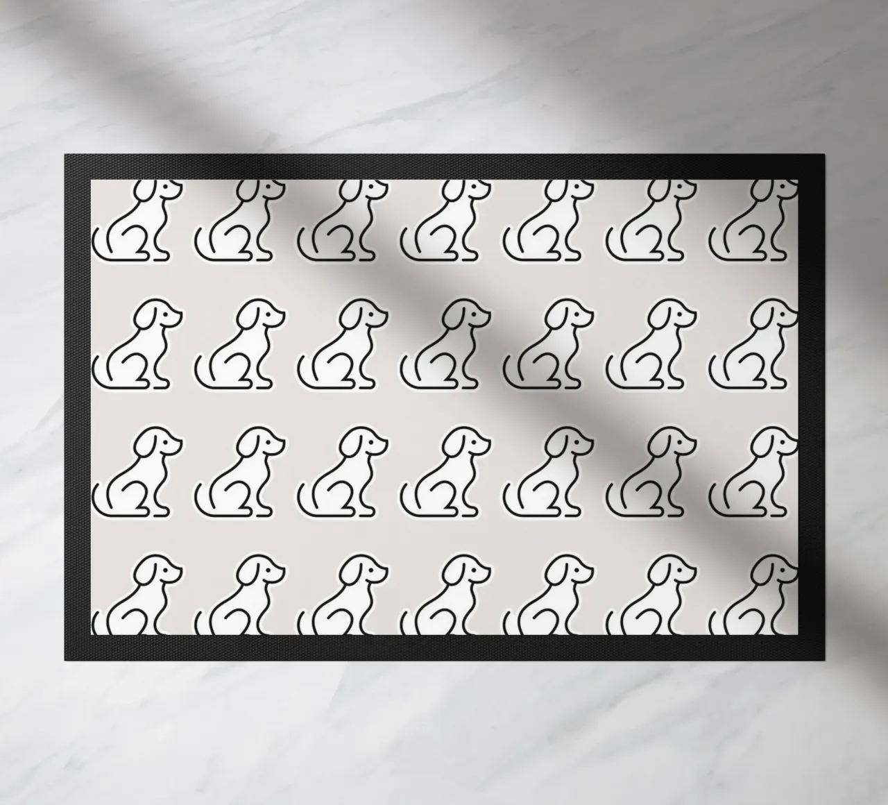 Dog Grey Pattern #2 zerbino da kathrinmay