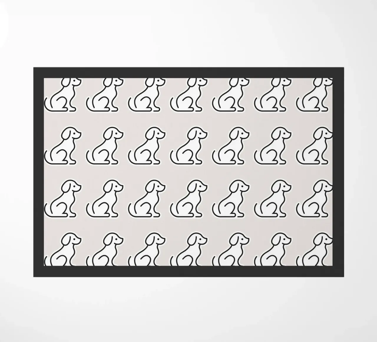 Dog Grey Pattern #2 zerbino da kathrinmay