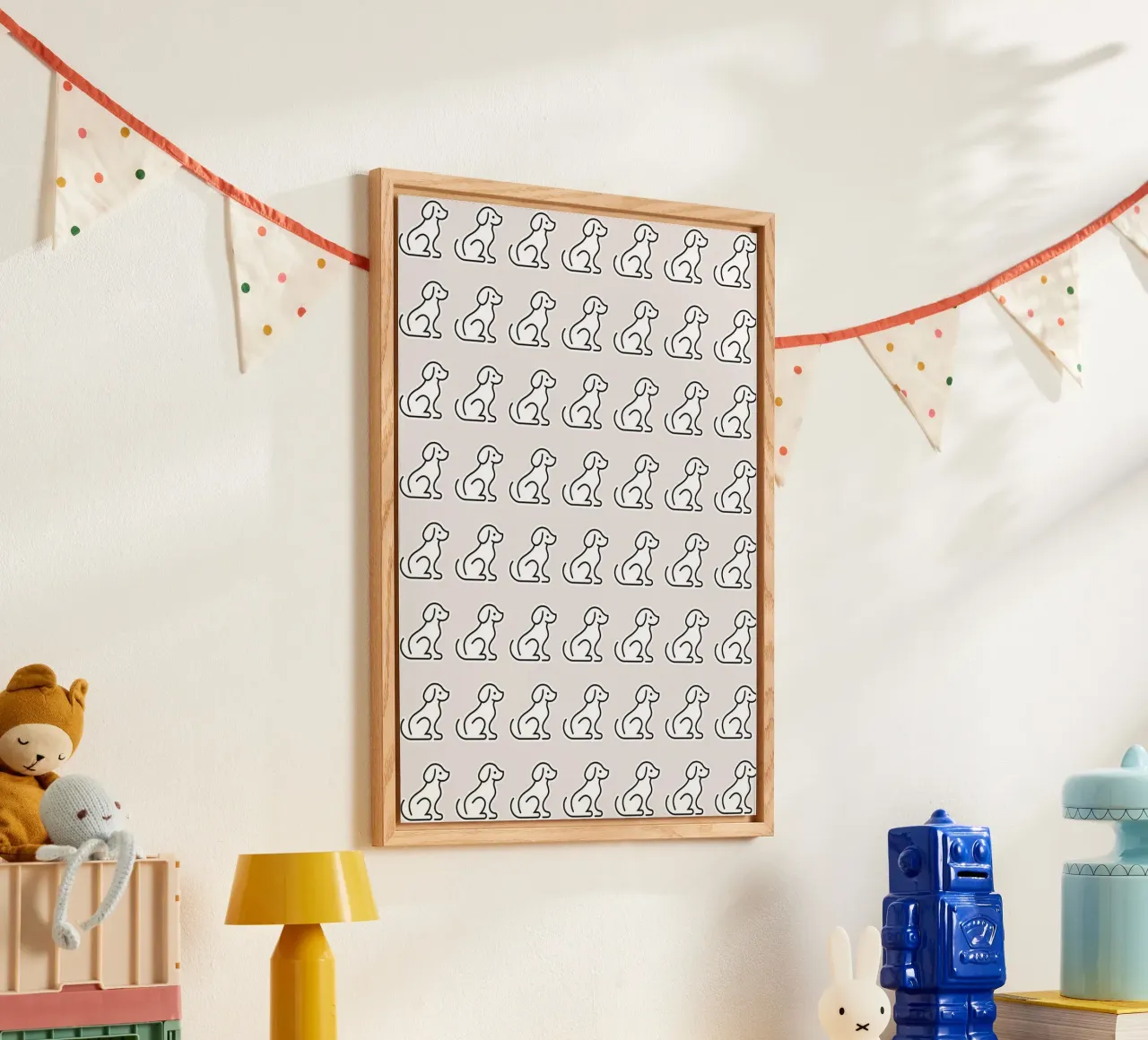 Dog Grey Pattern #2 plexiglass da kathrinmay