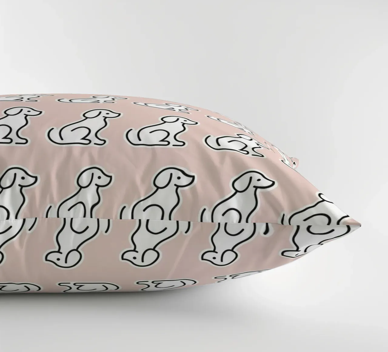 Dog Peachy Pattern #2 cuscino da kathrinmay