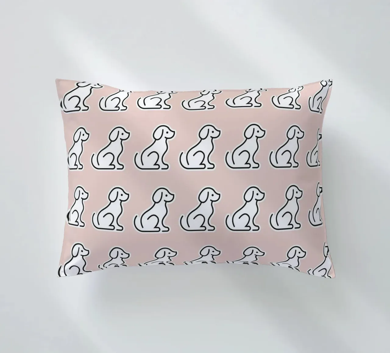 Dog Peachy Pattern #2 cuscino da kathrinmay