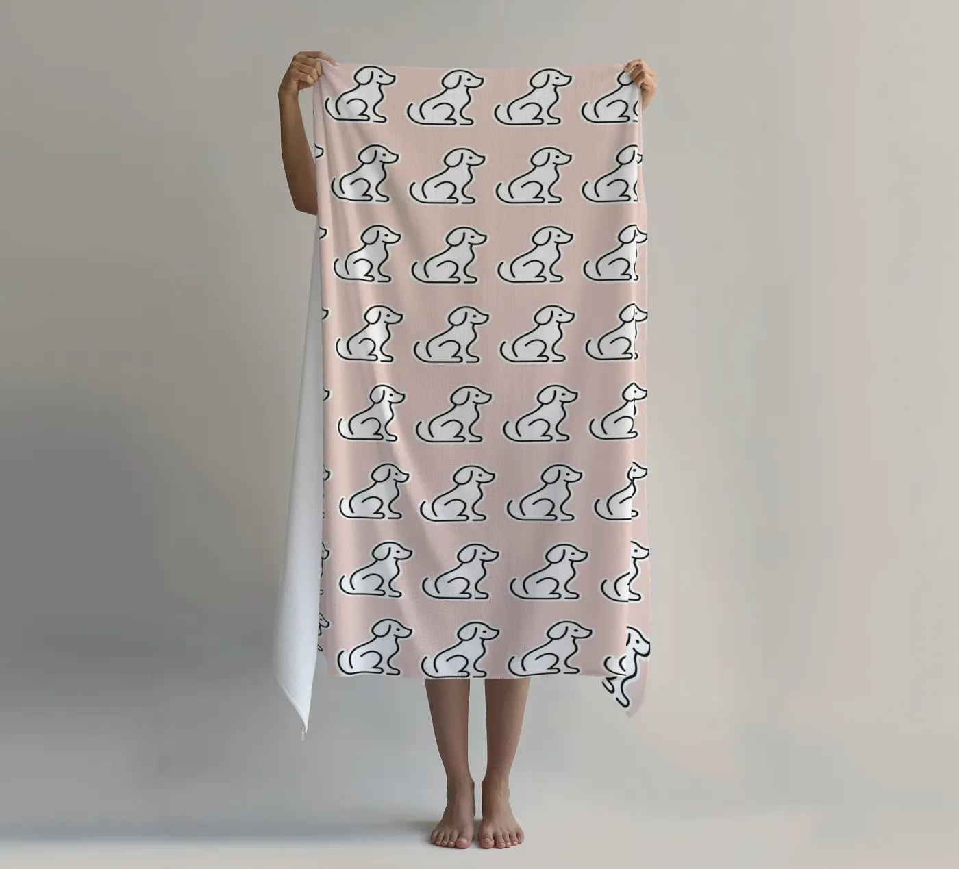 Dog Peachy Pattern #2 telo mare da kathrinmay