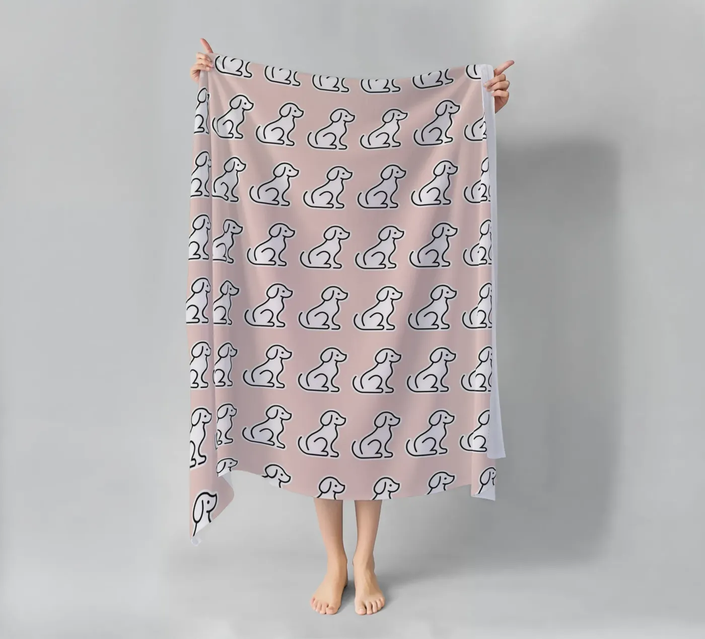 Dog Peachy Pattern #2 telo mare da kathrinmay