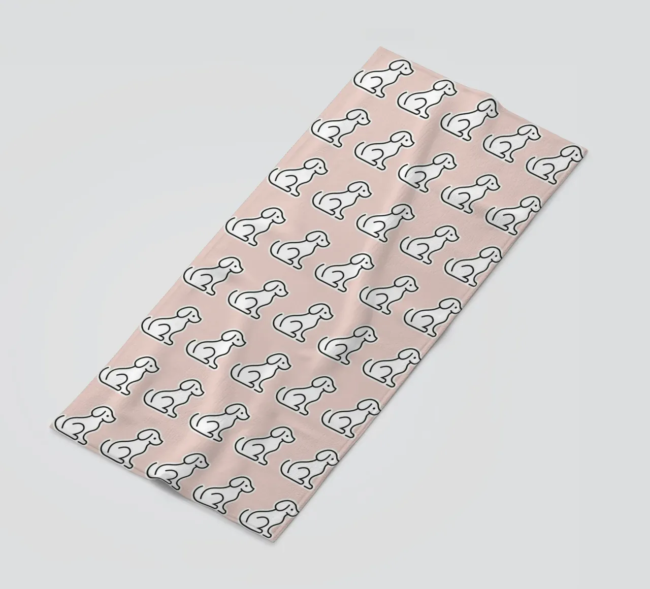 Dog Peachy Pattern #2 telo mare da kathrinmay