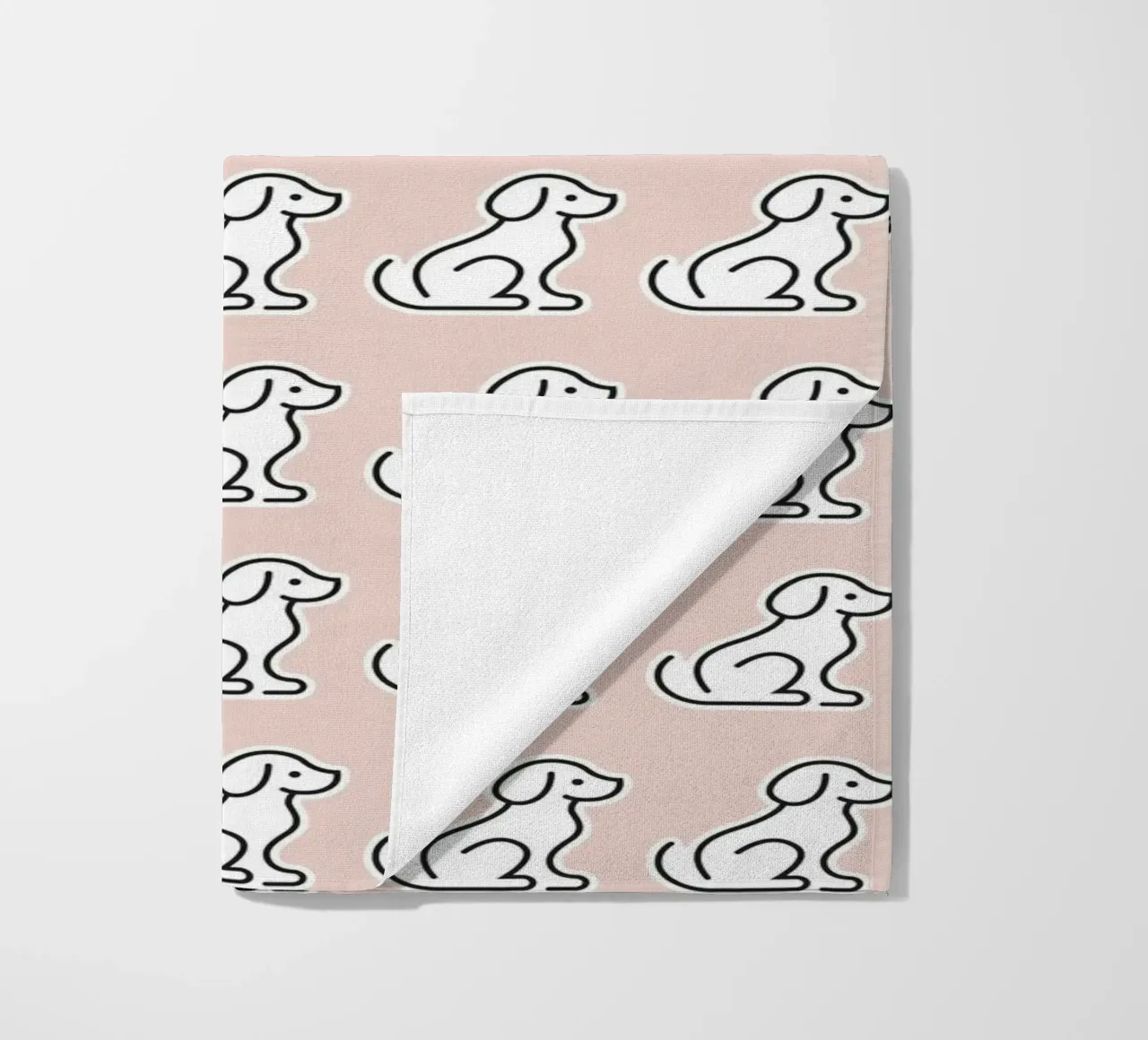 Dog Peachy Pattern #2 telo mare da kathrinmay