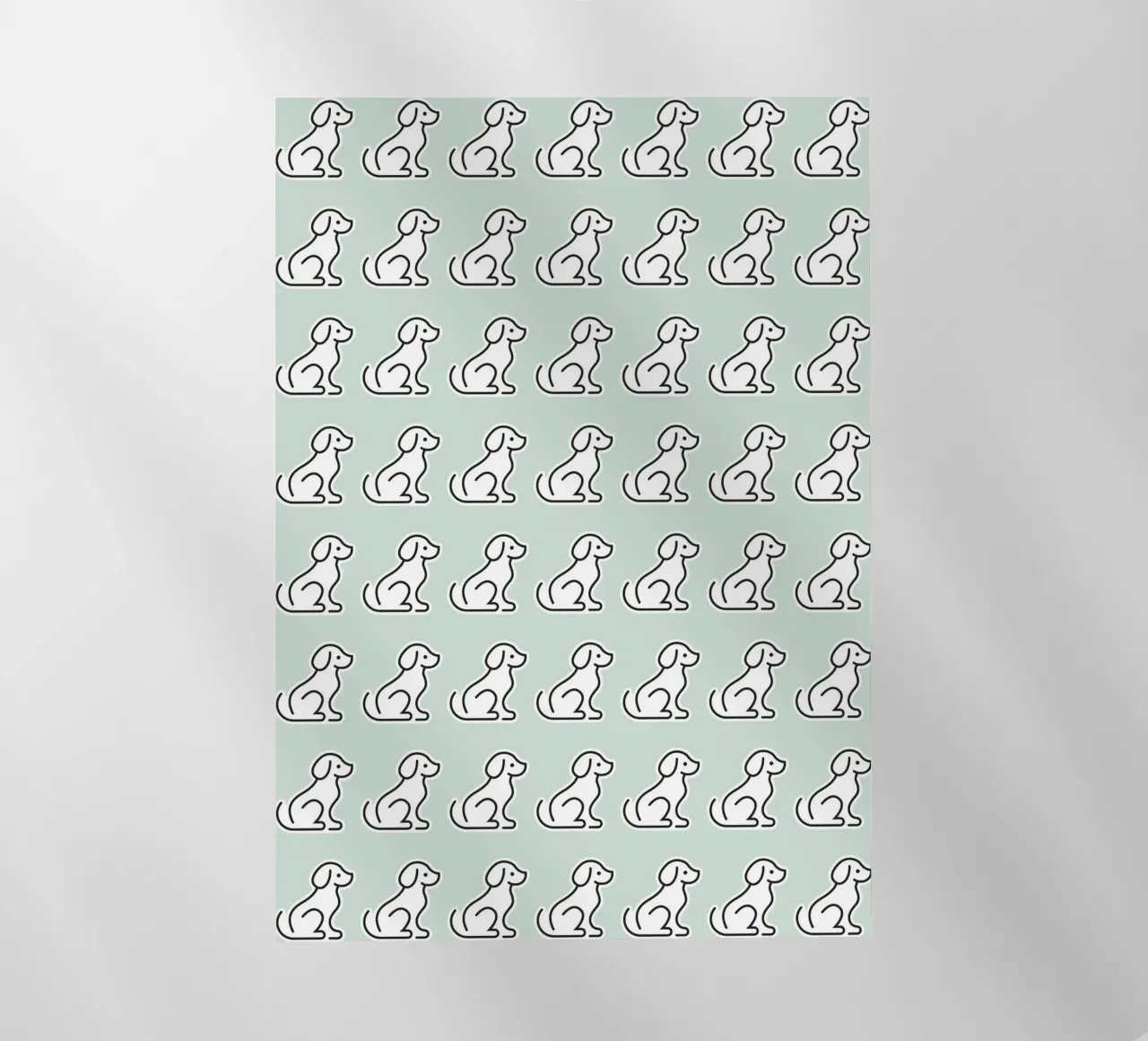 Dog Mint Pattern #1 pellicola backlit da kathrinmay