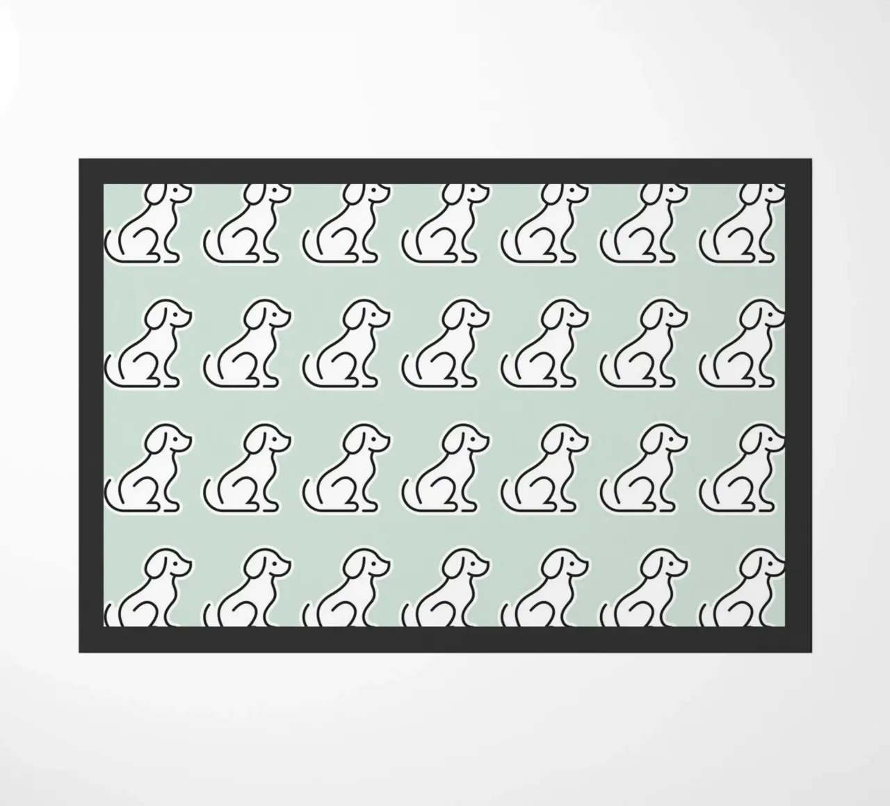 Dog Mint Pattern #1 zerbino da kathrinmay