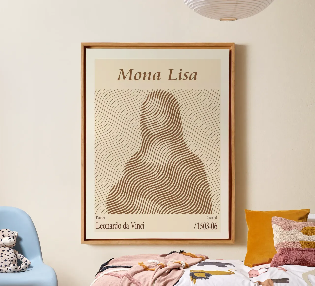 Mona Lisa – Leonardo da Vinci tela con Cornice a cassetta da Doa Project