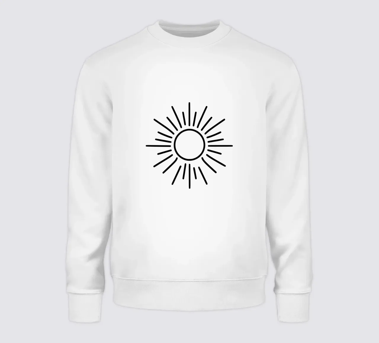 Simple energy from the sun sweatshirt by Bold & Simple