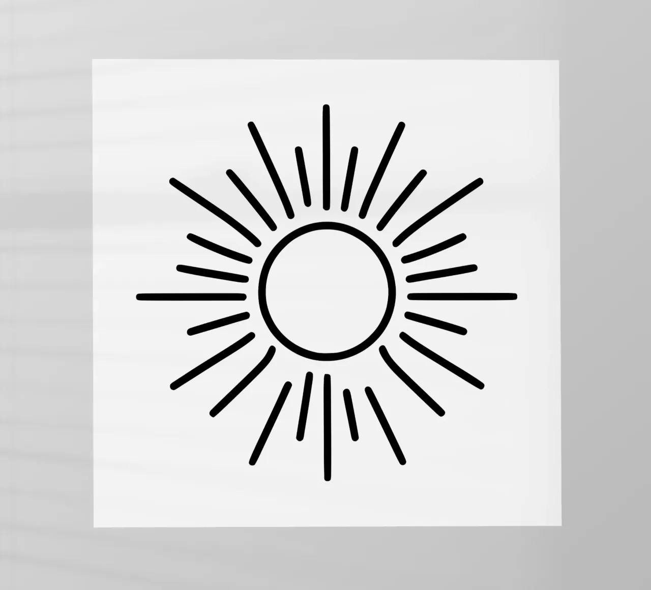 Energia semplice dal sole pellicola backlit da Bold & Simple