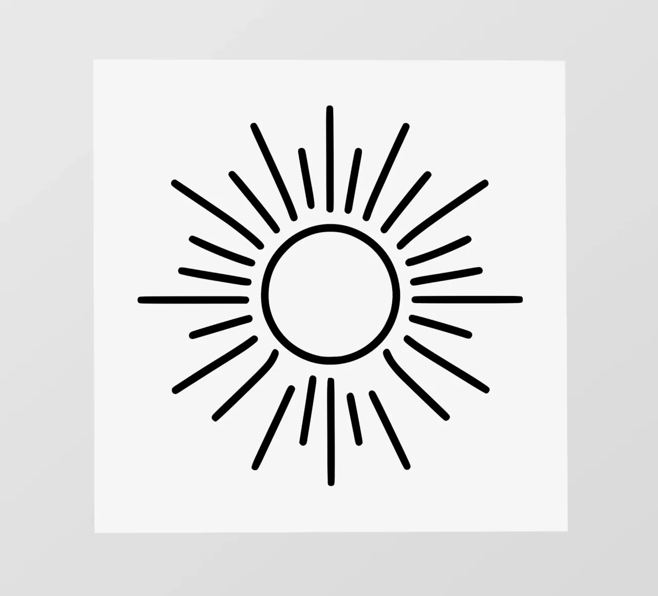 Energia semplice dal sole pellicola backlit da Bold & Simple