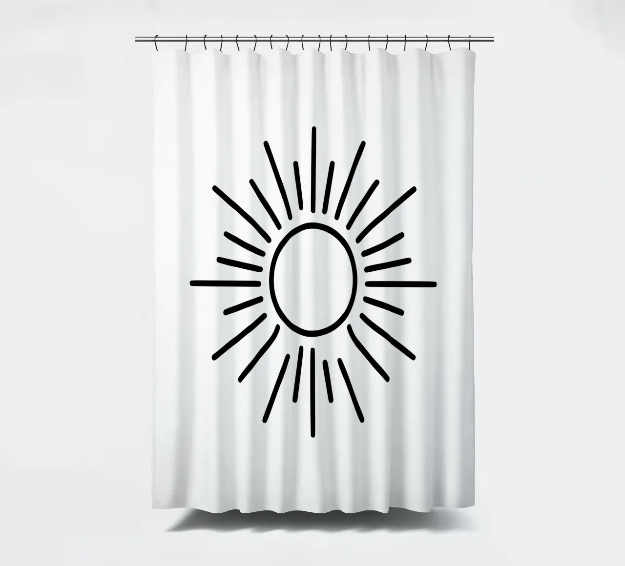 Energia semplice dal sole tenda da doccia da Bold & Simple
