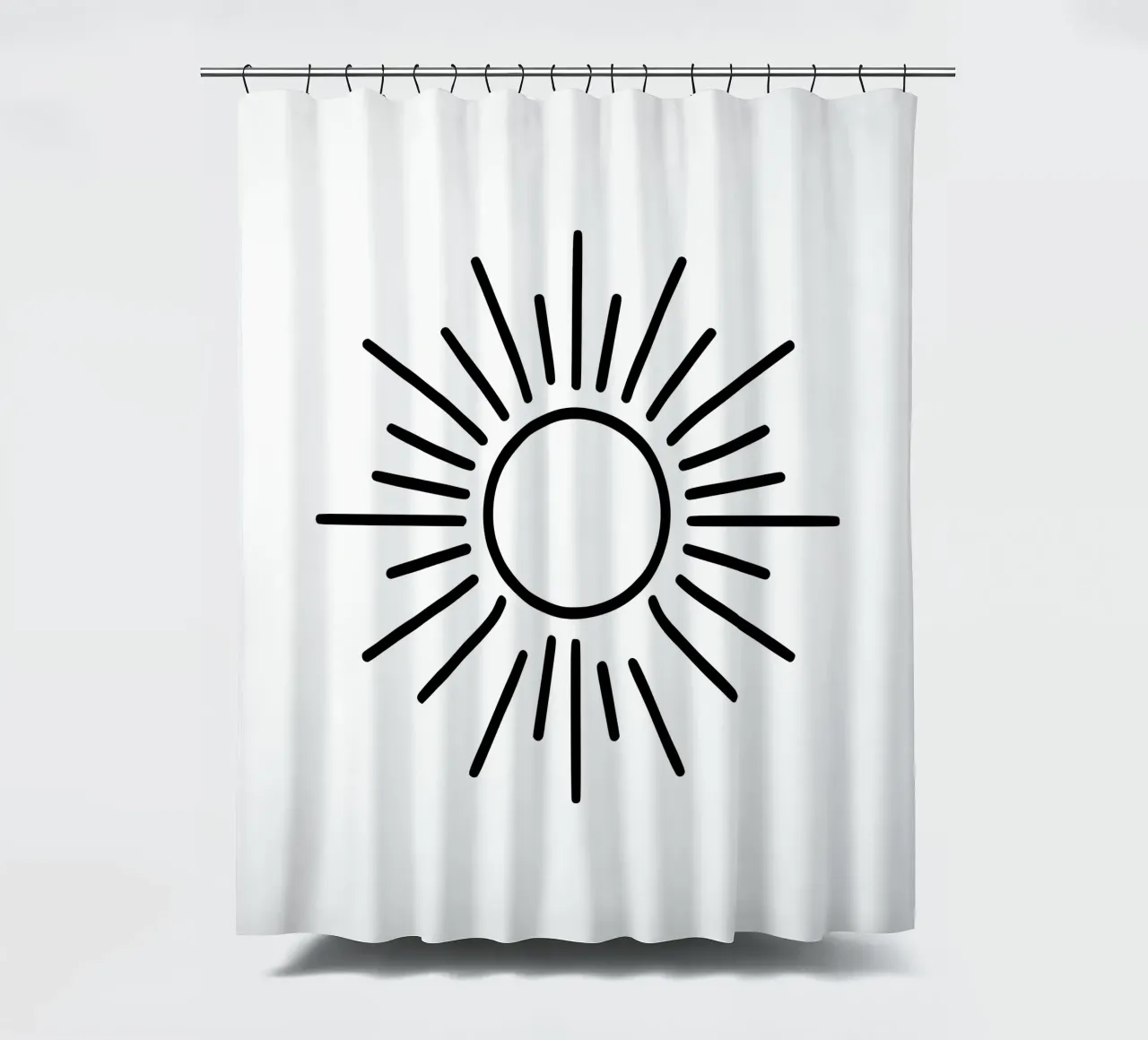 Energia semplice dal sole tenda da doccia da Bold & Simple