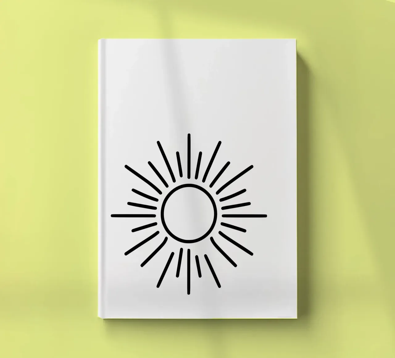 Simple energy from the sun notebook by Bold & Simple