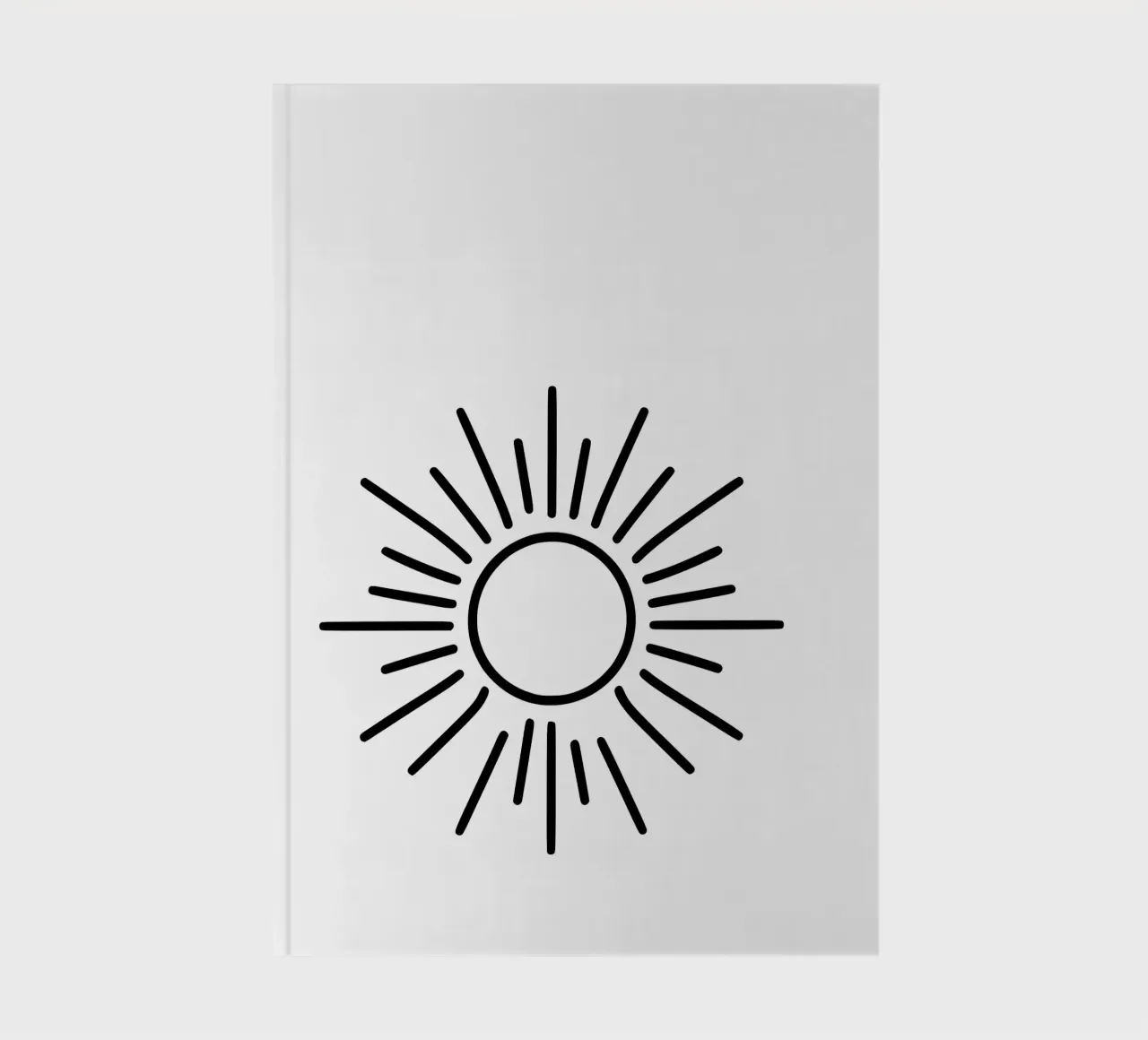 Simple energy from the sun notebook by Bold & Simple