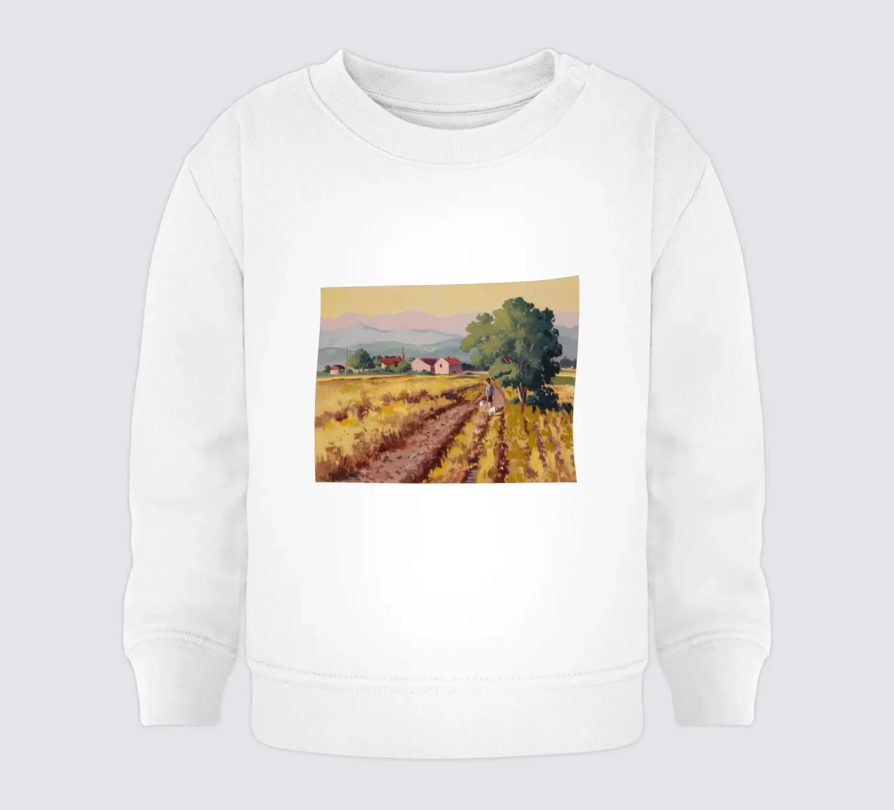 Vigneto toscano Vista felpa neonato da Angkasa Mist