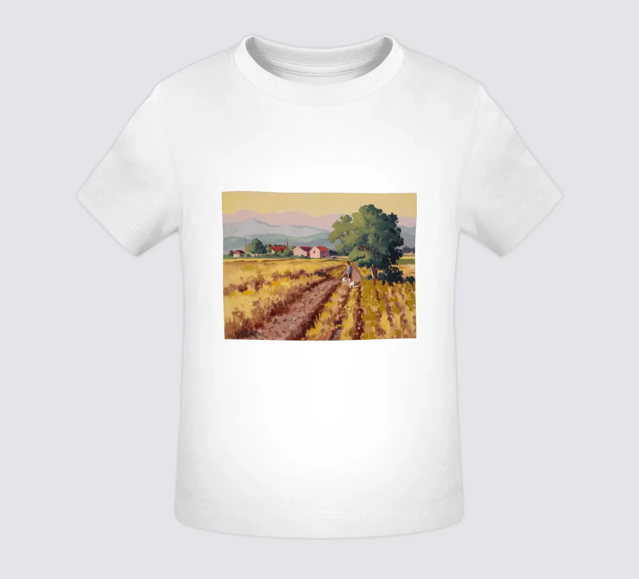 Vigneto toscano Vista maglietta neonato da Angkasa Mist