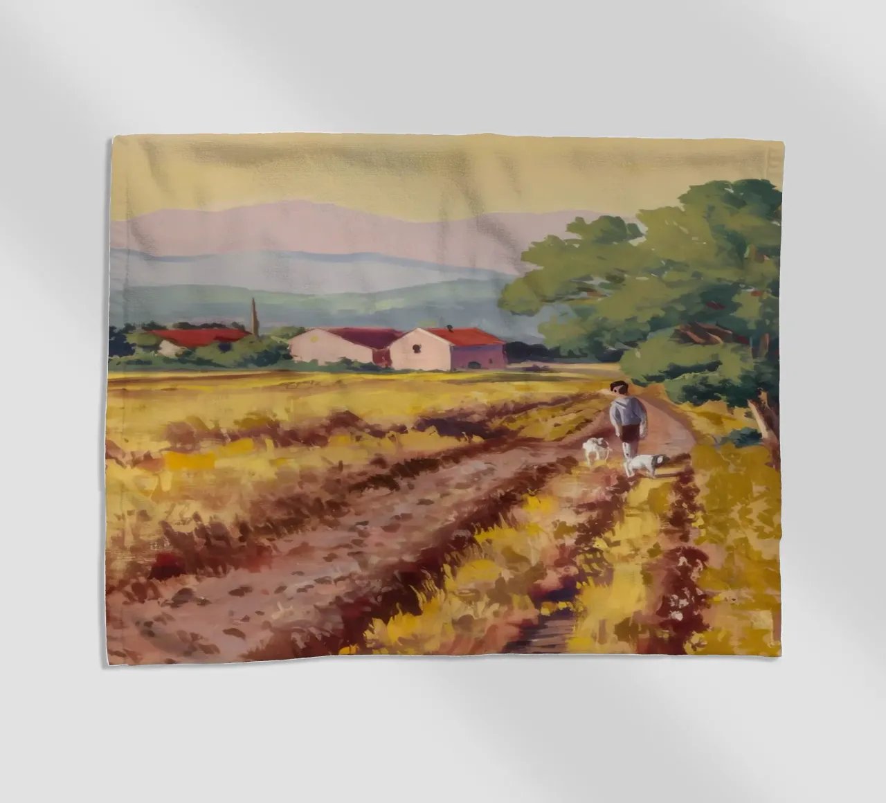 Vigneto toscano Vista telo mare da Angkasa Mist