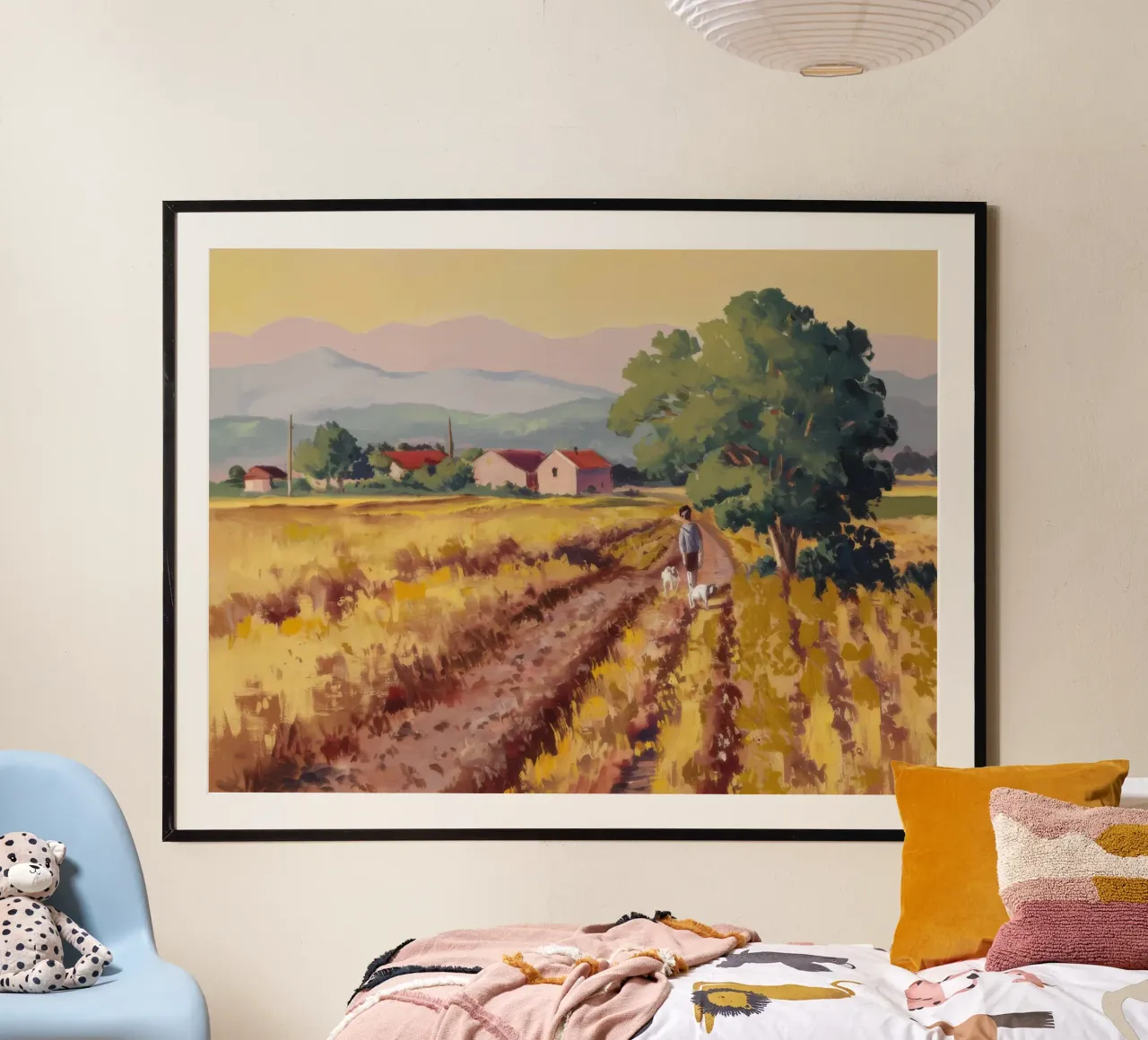 Vigneto toscano Vista carta hahnemühle da Angkasa Mist