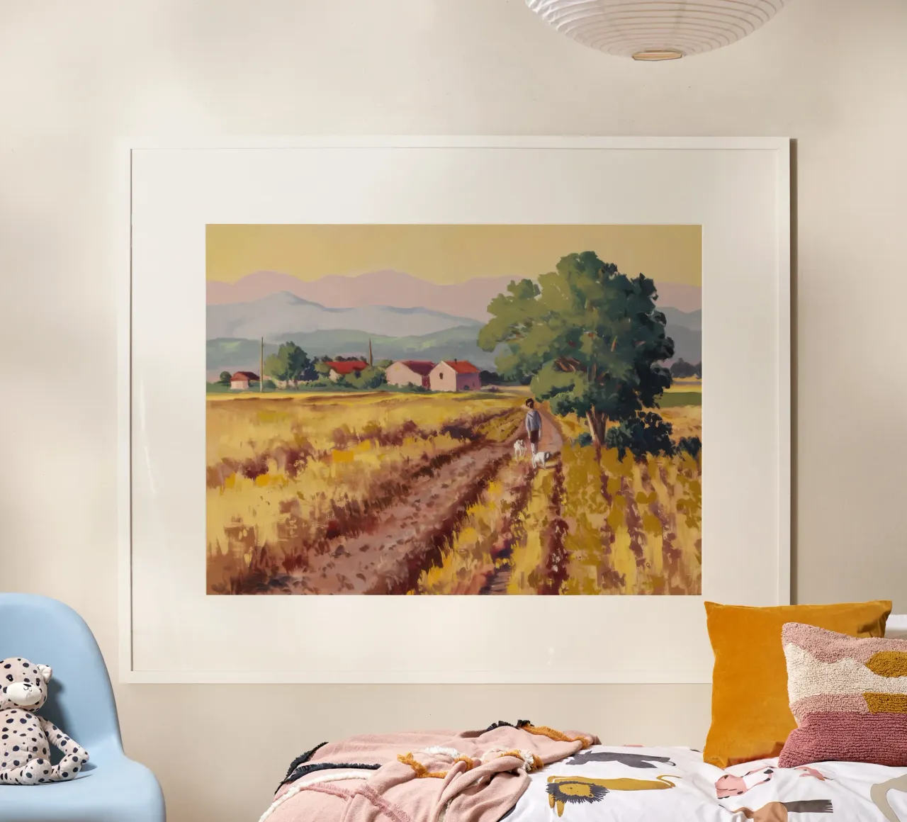 Vigneto toscano Vista carta hahnemühle da Angkasa Mist