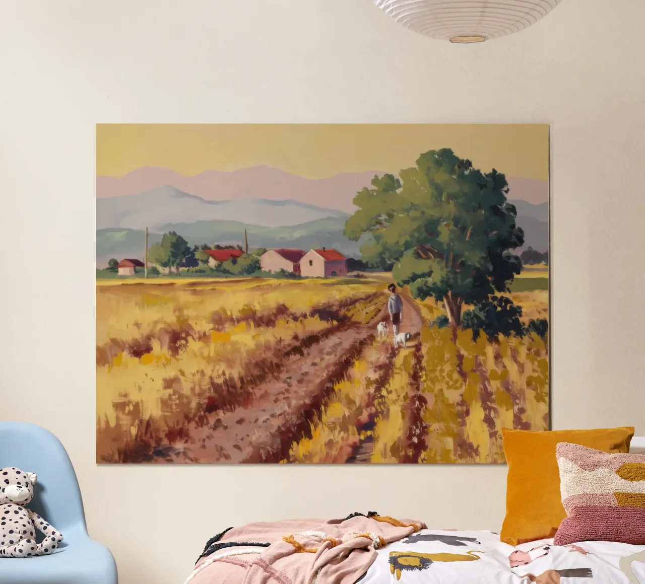 Vigneto toscano Vista carta hahnemühle da Angkasa Mist