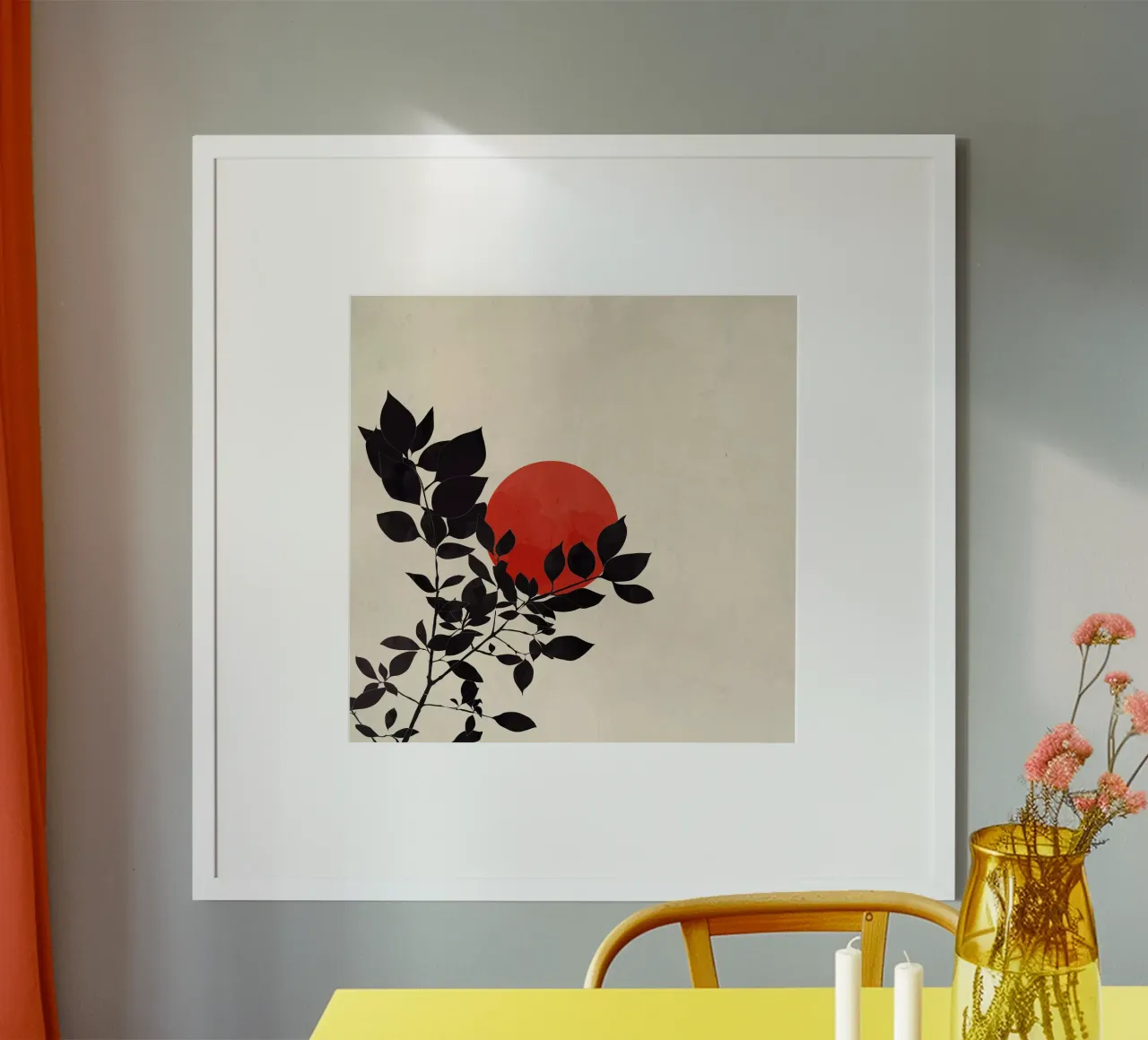 Foglie poster con telaio in legno da LaylaOzHome
