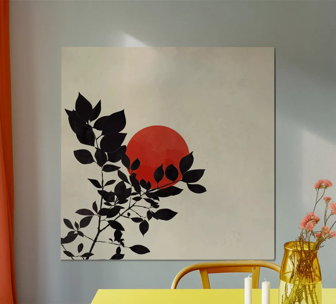 Foglie poster con telaio in legno da LaylaOzHome