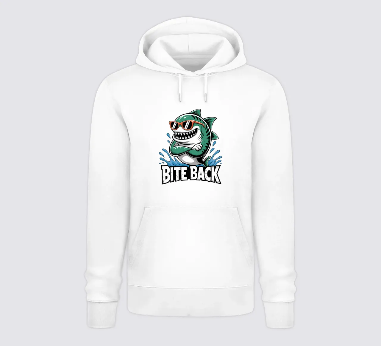 Bite Black felpa con cappuccio da Shirtfantastisch