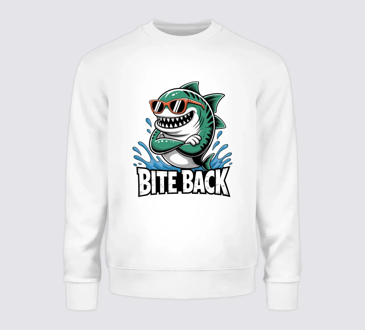 Bite Black felpa da Shirtfantastisch