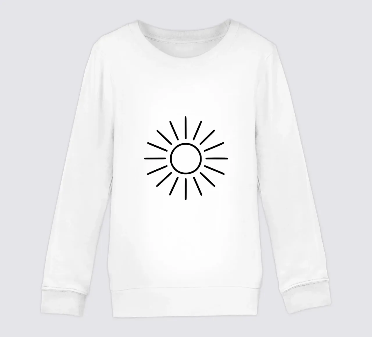 Raggi di sole geometrici - senza tempo ed espressivi felpa bambino da Bold & Simple