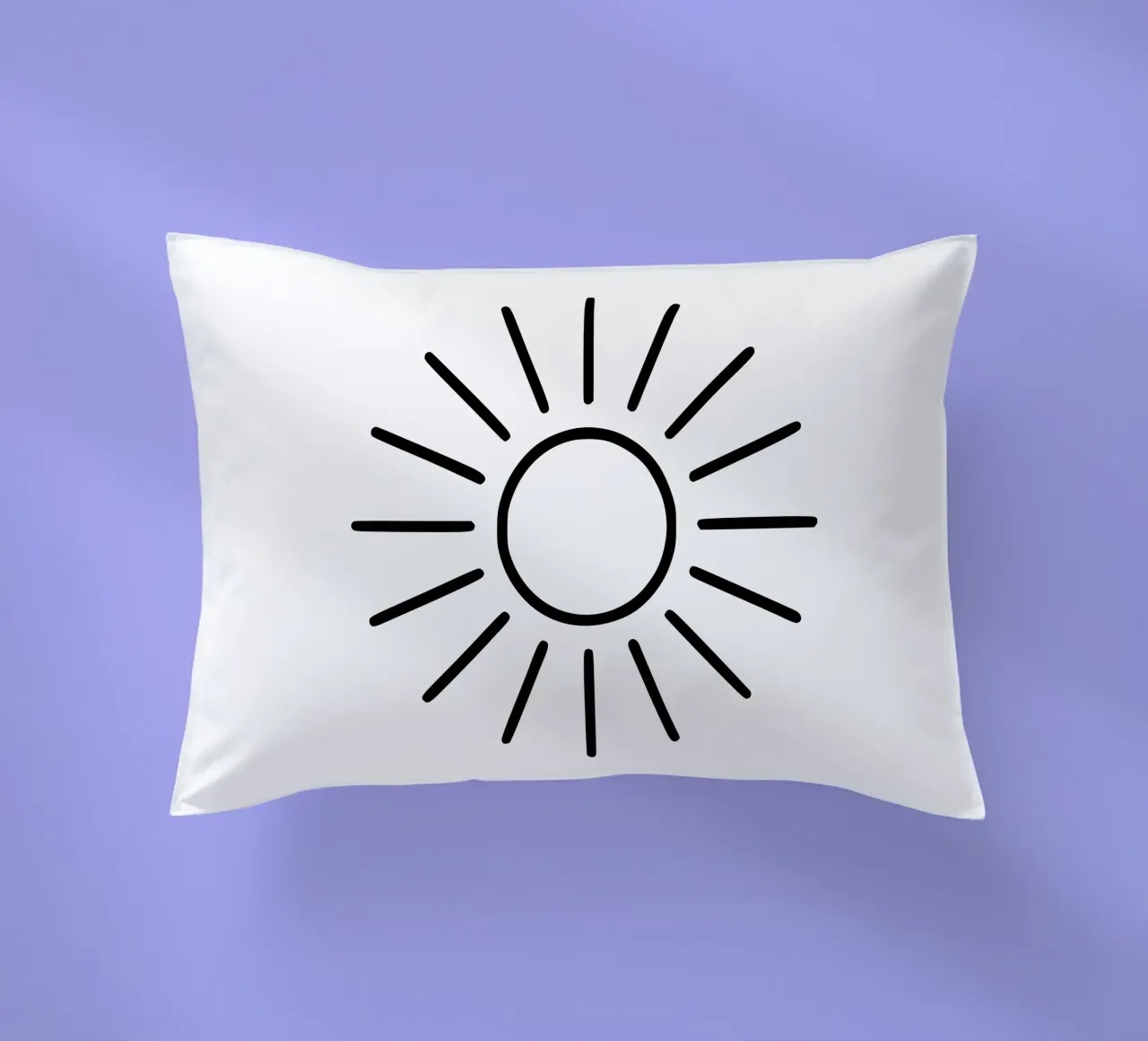 Raggi di sole geometrici - senza tempo ed espressivi cuscino da Bold & Simple