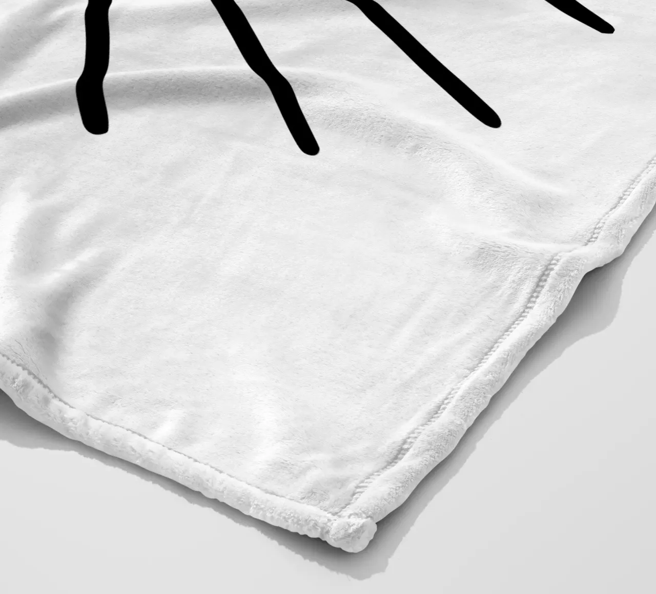 Geometric sunrays - timeless and expressive fleece blanket by Bold & Simple