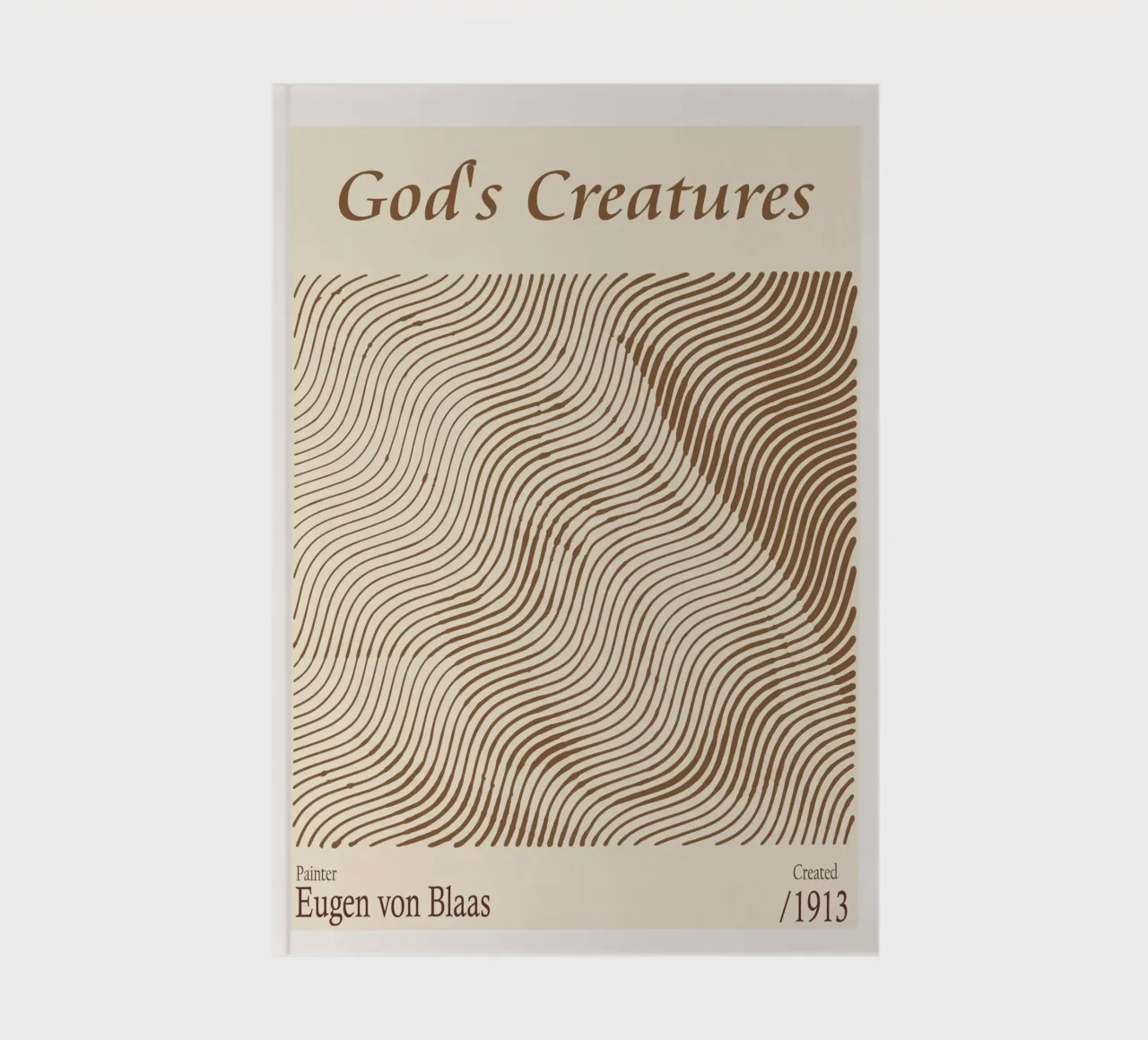 God's Creatures – Eugene De Blaas notebook by Doa Project