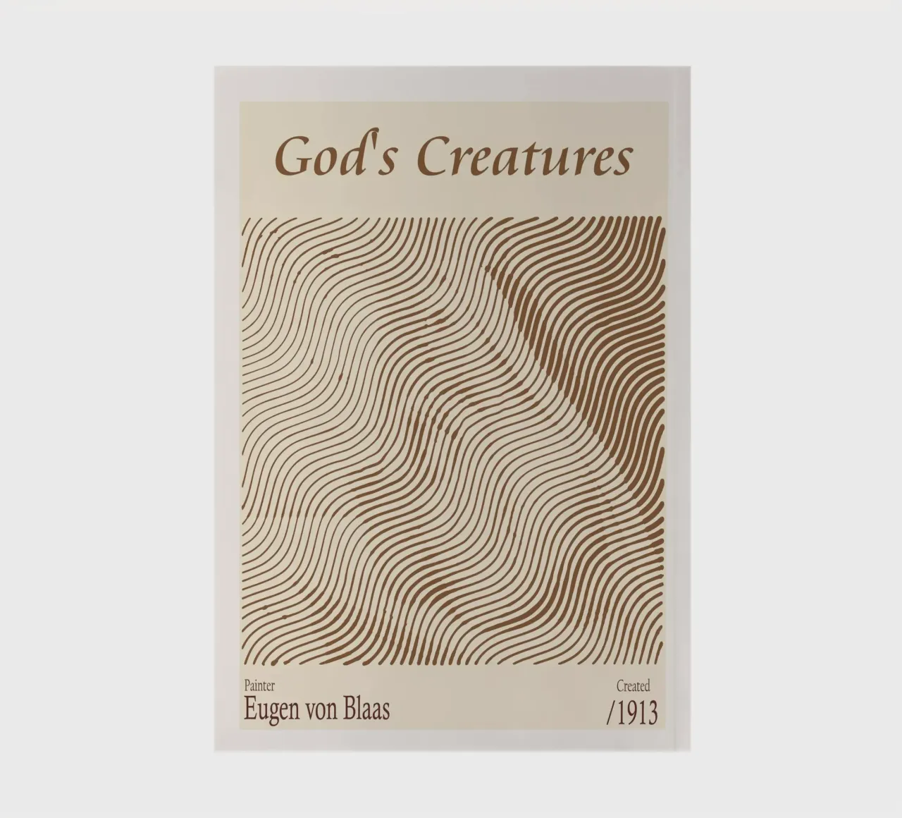 God's Creatures – Eugene De Blaas notebook by Doa Project