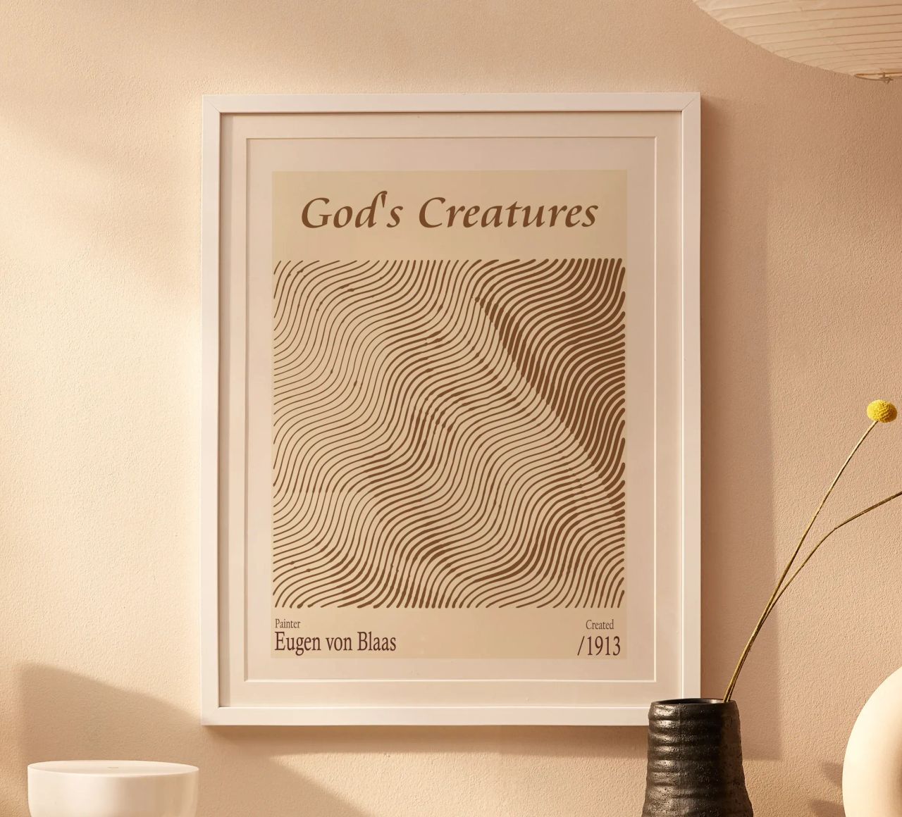 Die Geschöpfe Gottes - Eugene De Blaas Poster von Doa Project