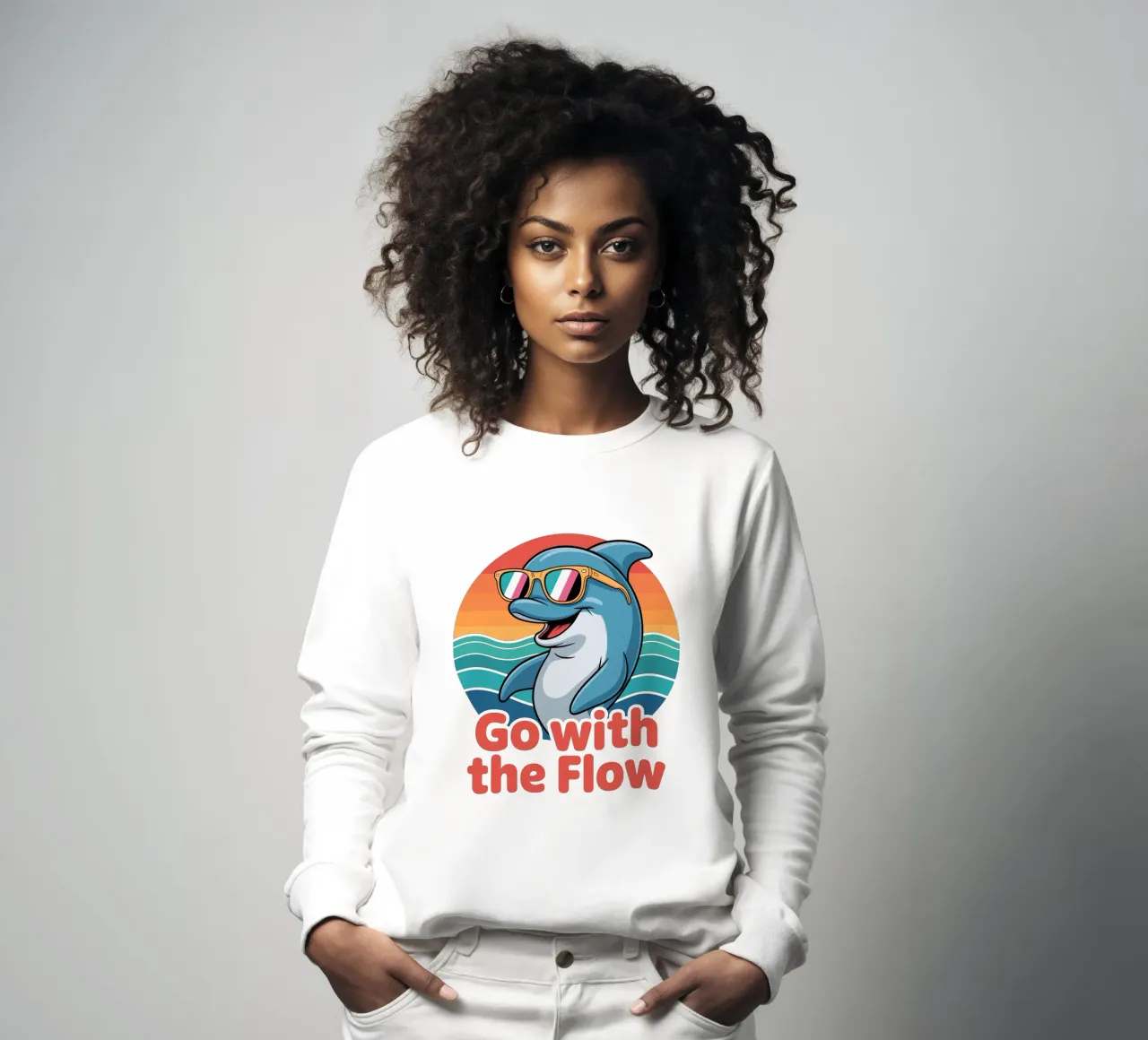 Go with the Flow sudadera de Shirtfantastisch
