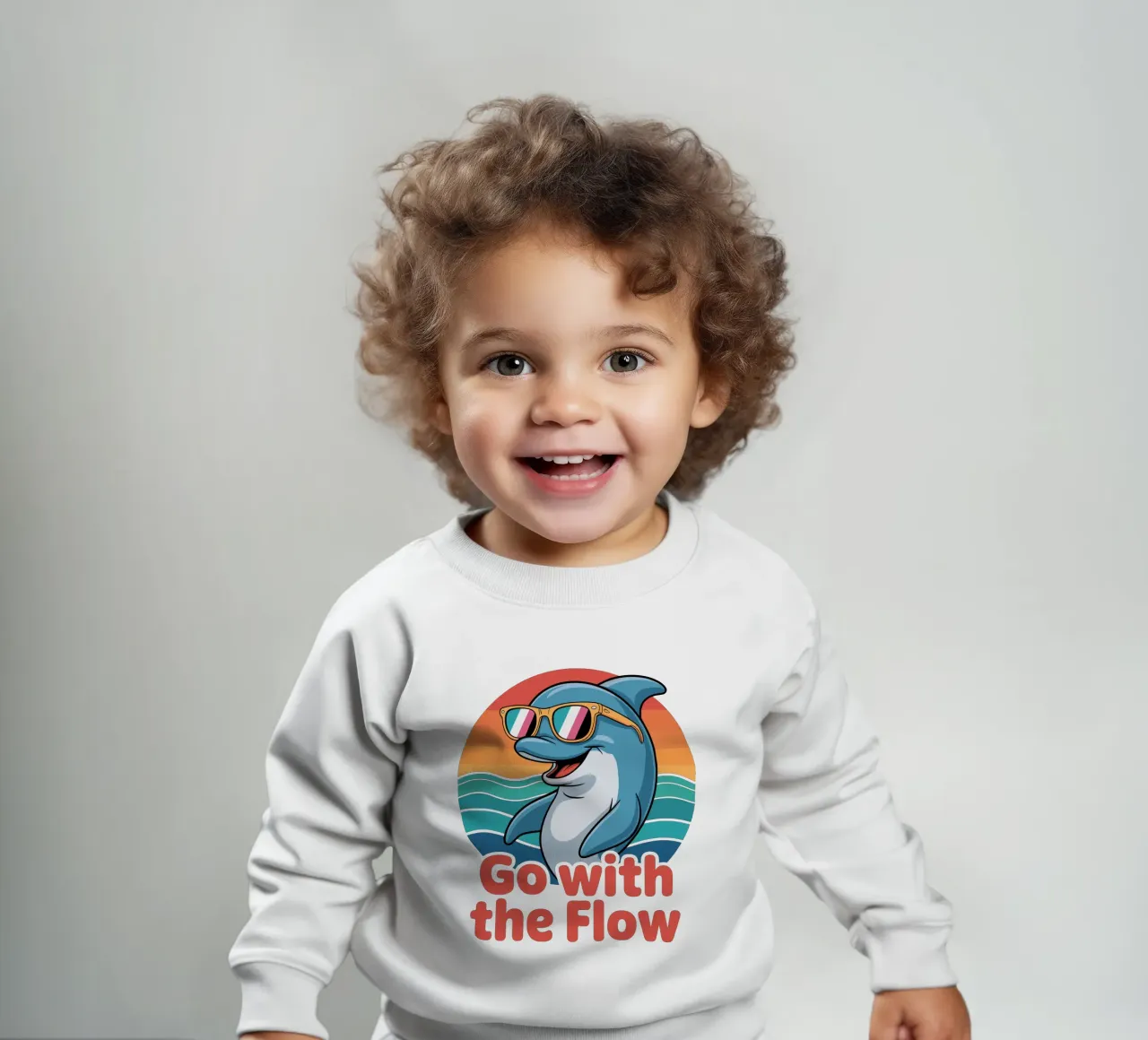 Go with the Flow sudadera de bebé de Shirtfantastisch